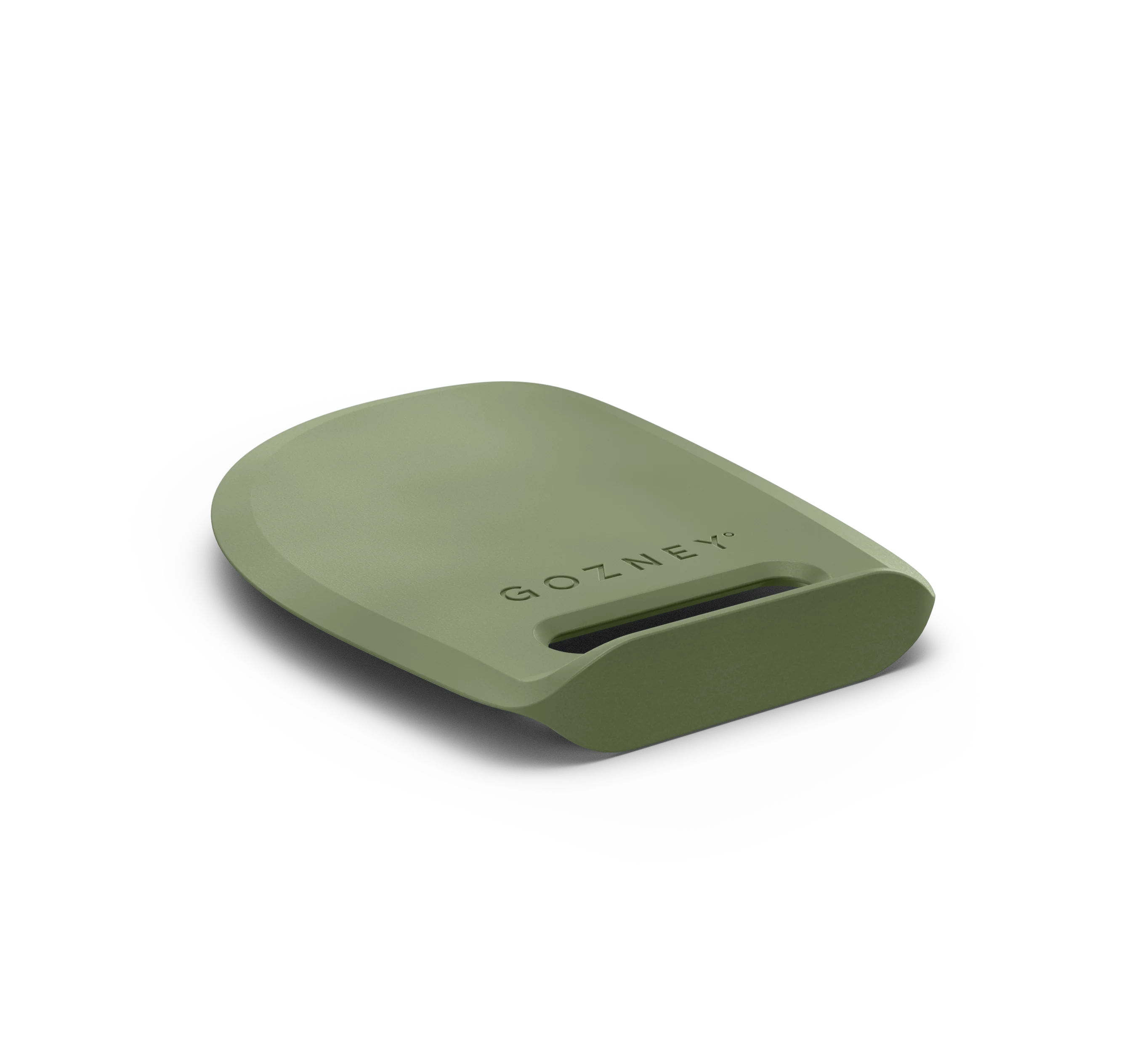 Green silicone product with 'GOZNEY' branding on a white background