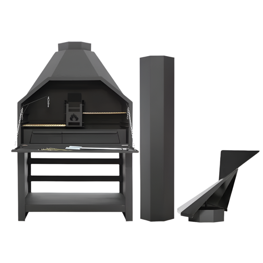 1200 SD freestanding braai unit for patios