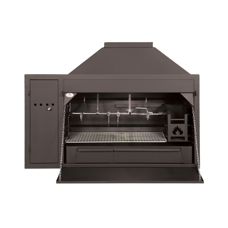 1200 super deluxe spit braai for rotisserie and braai cooking