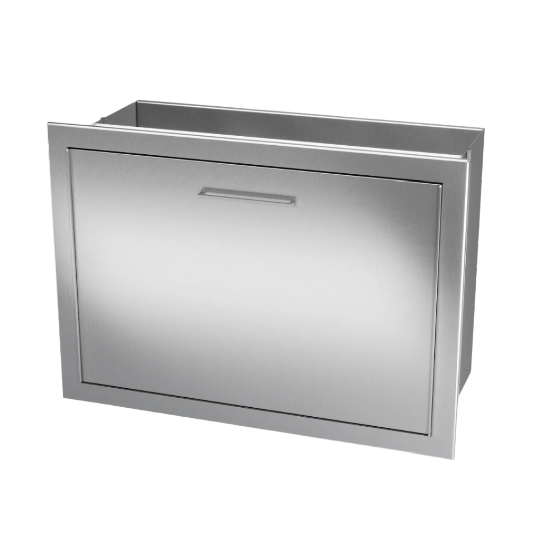 Outdoor steel gas grill with dome lid modern design