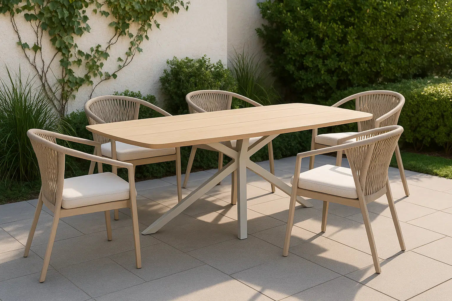 Hydro Fire Desert Sand Dining Table