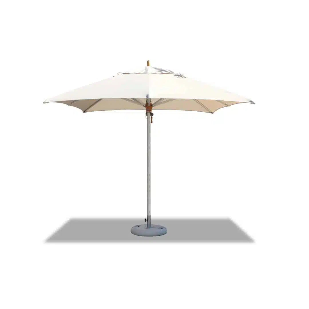 Hydro Fire 2m Square Ecru Aluminium Corpzone Parasol (excludes Small Base)