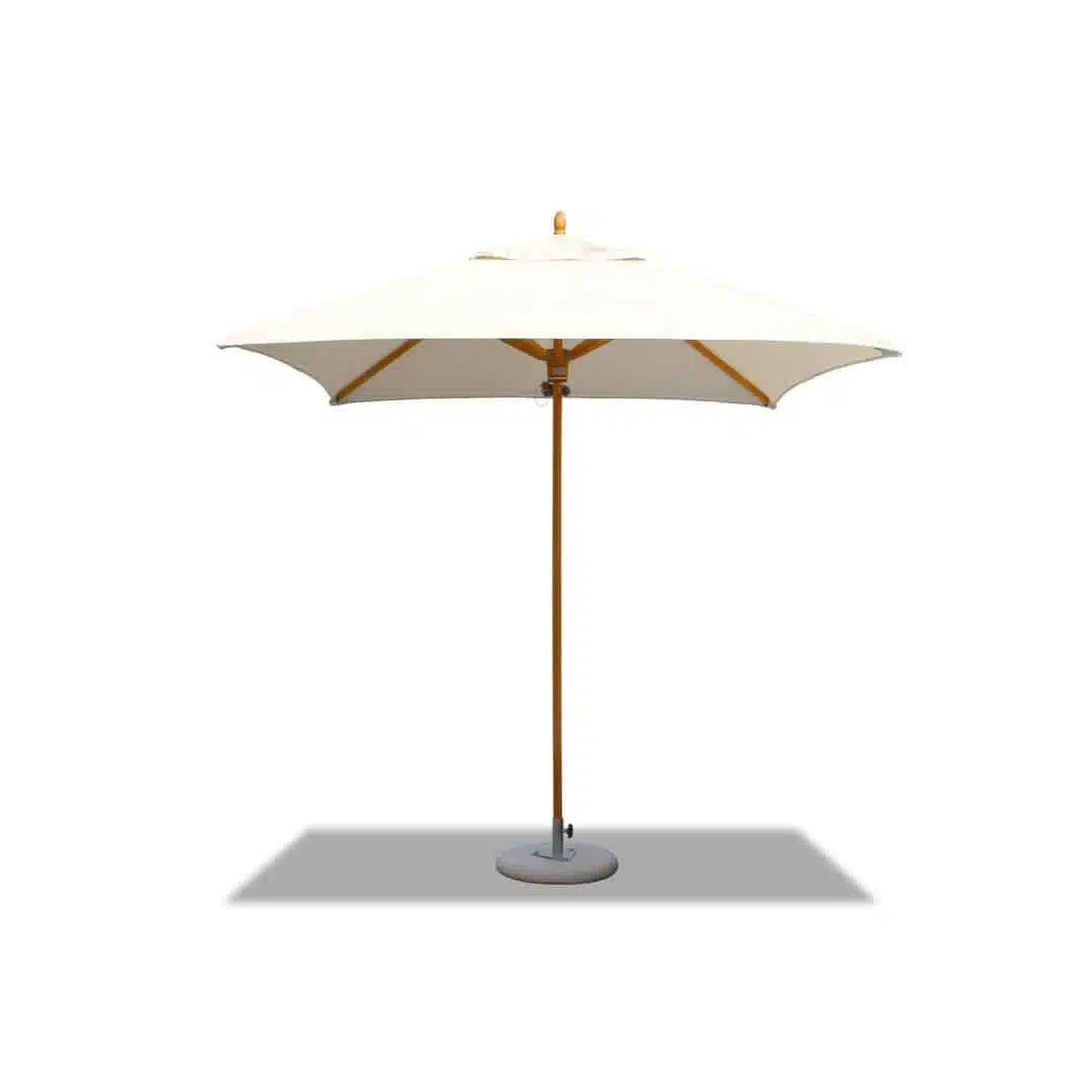Hydro Fire 2.2m Square (8) Ecru Classic Parasol (excludes Medium Base)