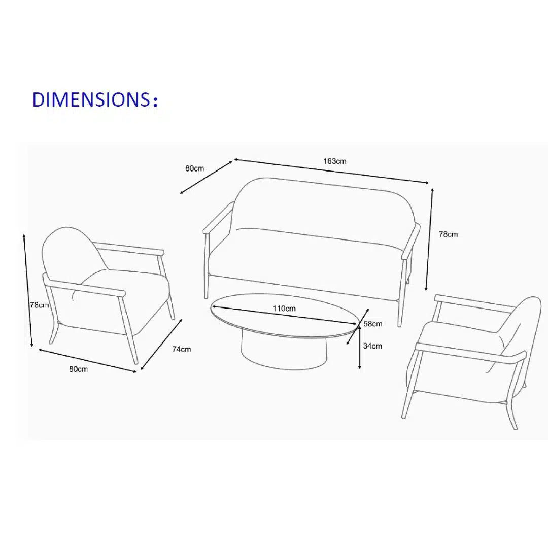 Hydro Fire Mallorca Moments Patio Set