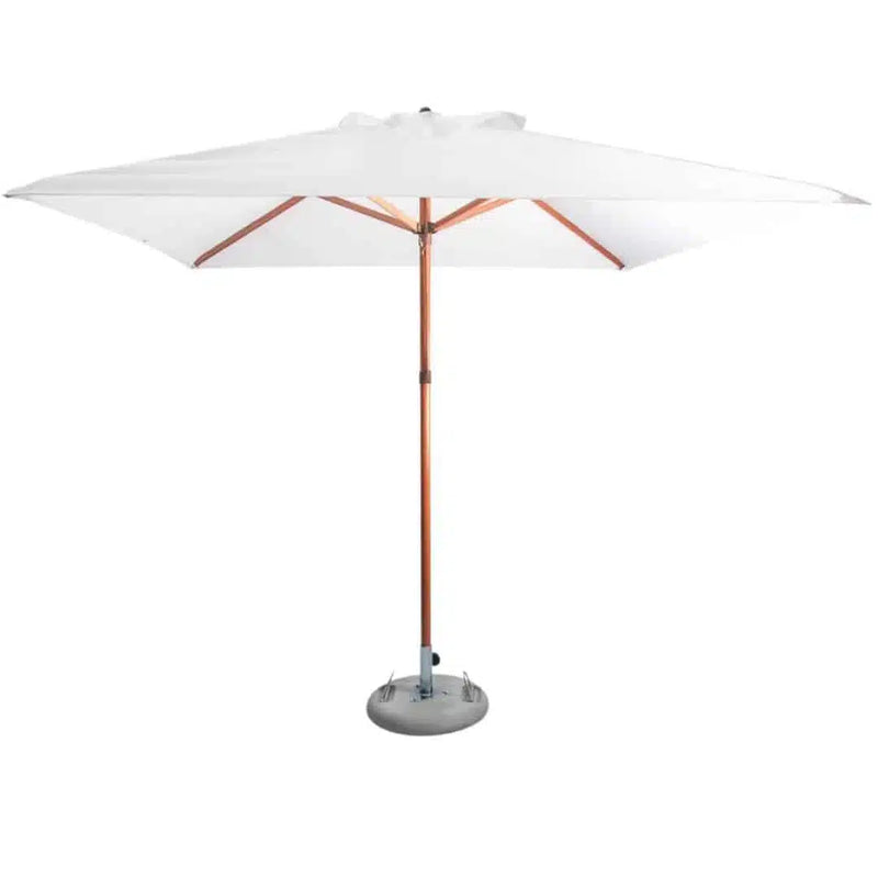 Hydro Fire 2.5m Square Ecru Tokai Parasol (Excl Base 42kg)