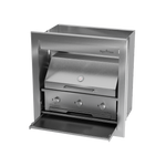 gas braai with stainless dome lid