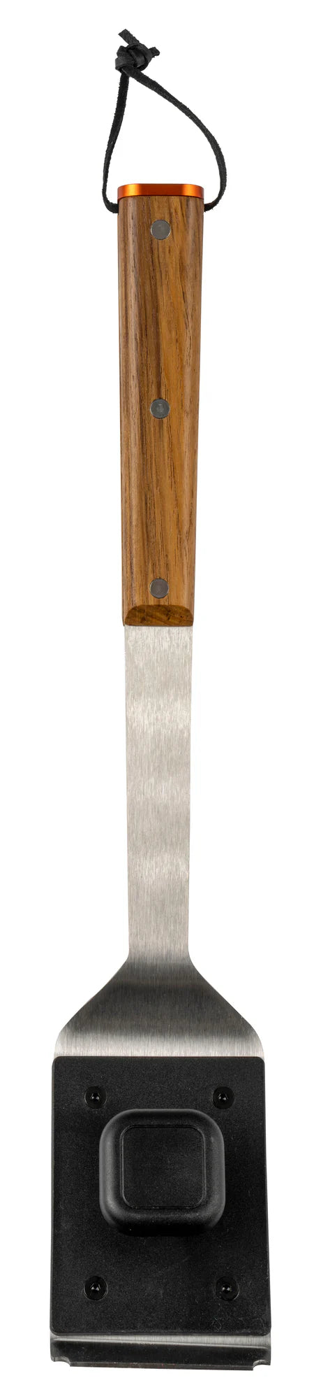 BBQ Cleaning Brush Studio with a a wooden handle