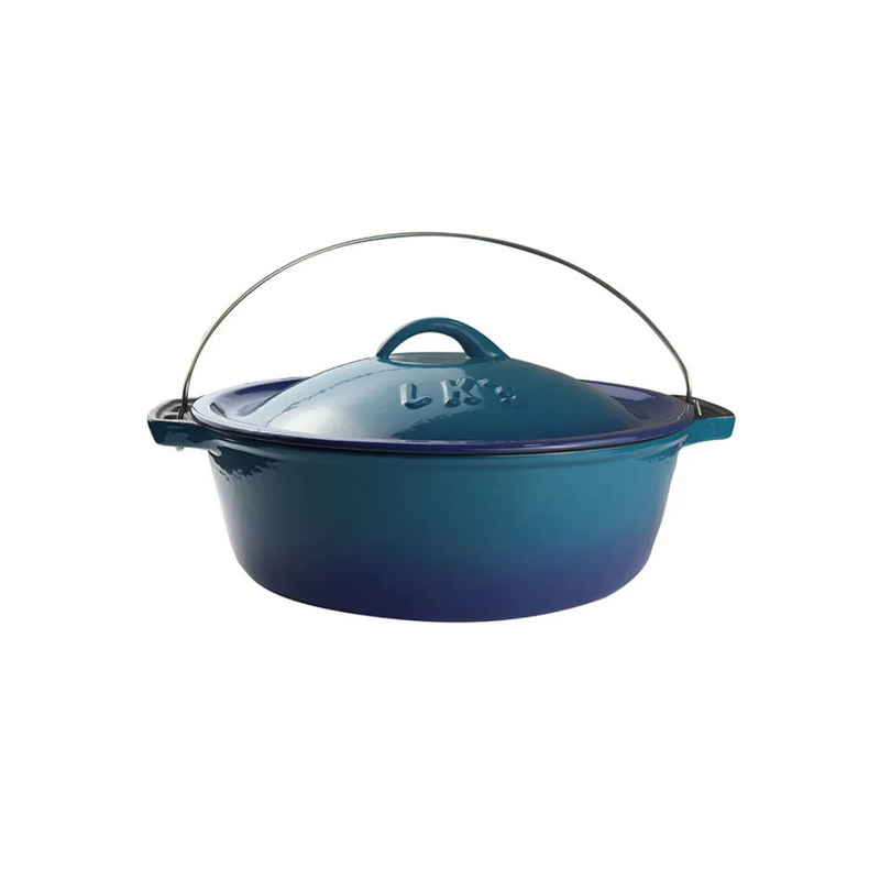 LK’s BAKE POT BLUE ENAMEL No. 12