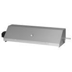 Chad-O-Chef six burner rotisserie dome lid, even roasting on large gas braais.