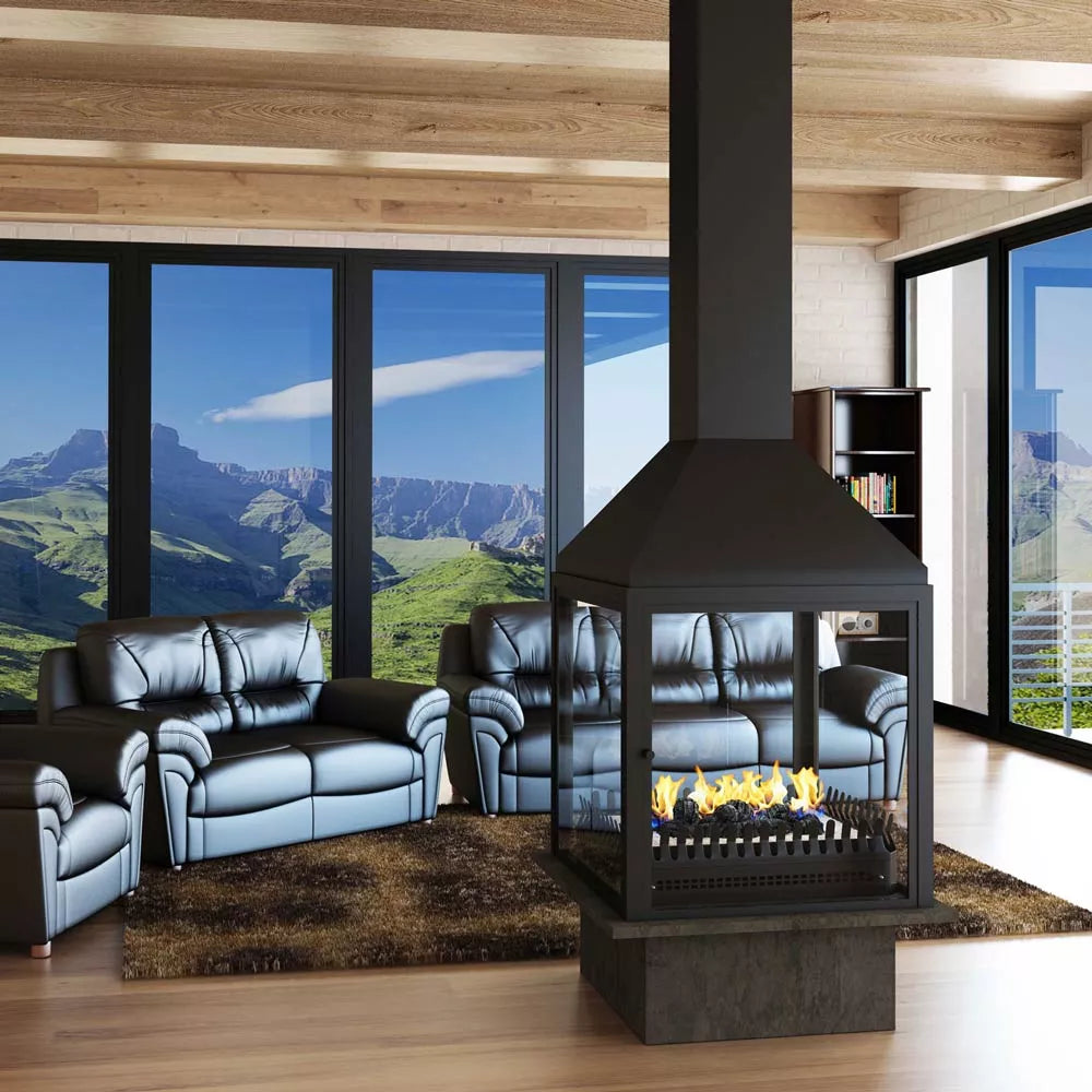 Chad-O-Chef Double-Sided Universal Grate Fireplace