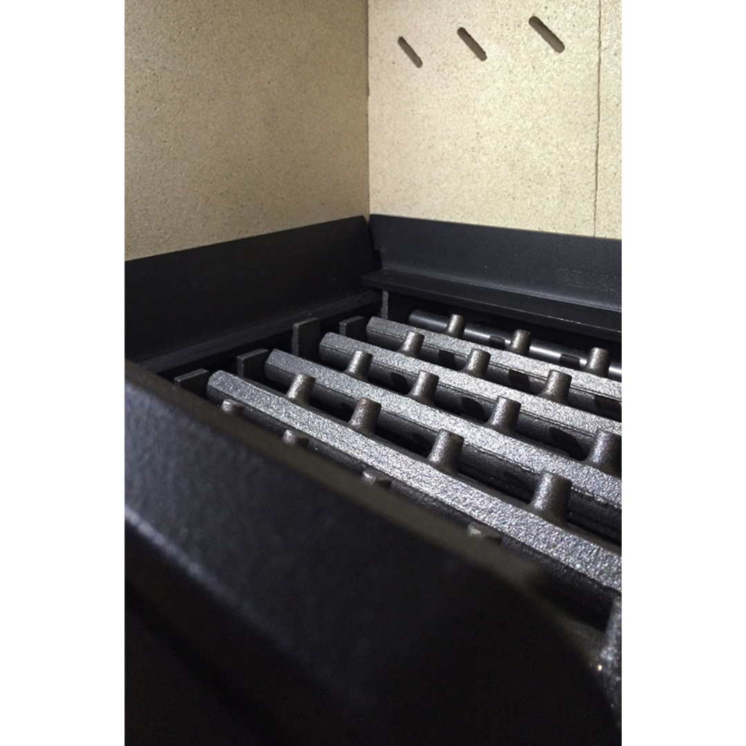 Charnwood Arc 5 wood stove with stand, efficient and stylish heating.