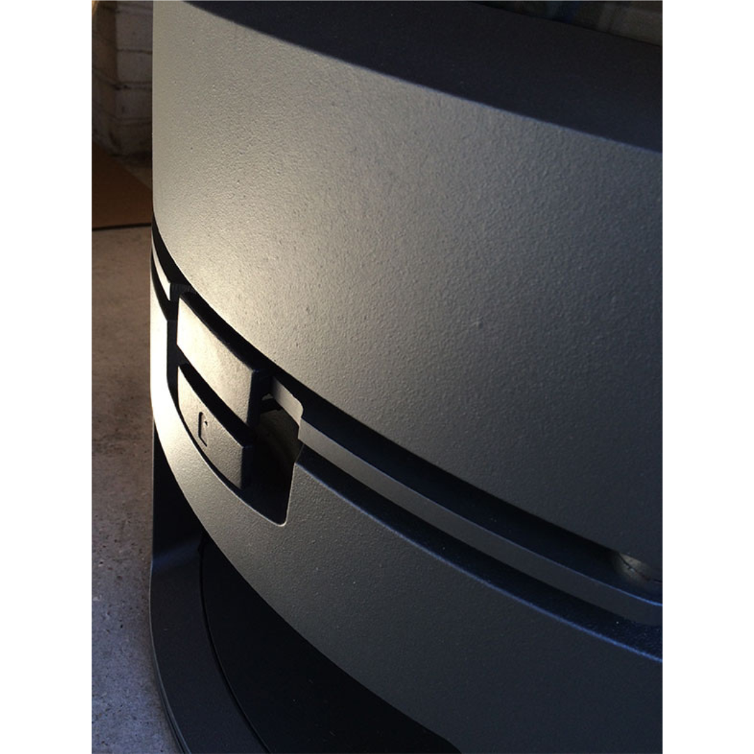 Arc 5 wood stove with stand front product image