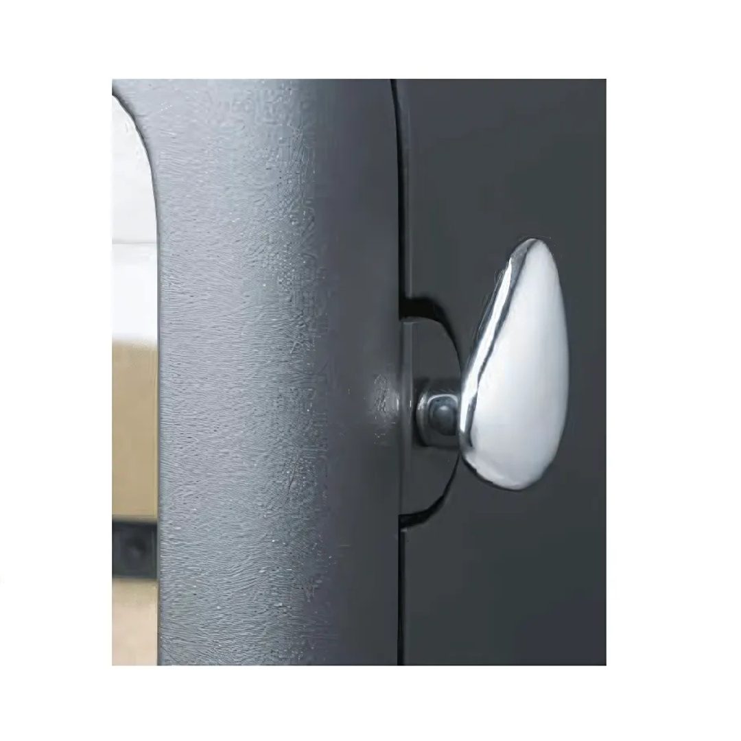 Dovre Rock 350 wood burning stove on wood base, front view