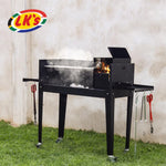 Entertainer braai unit with large cooking area and storage, freestanding