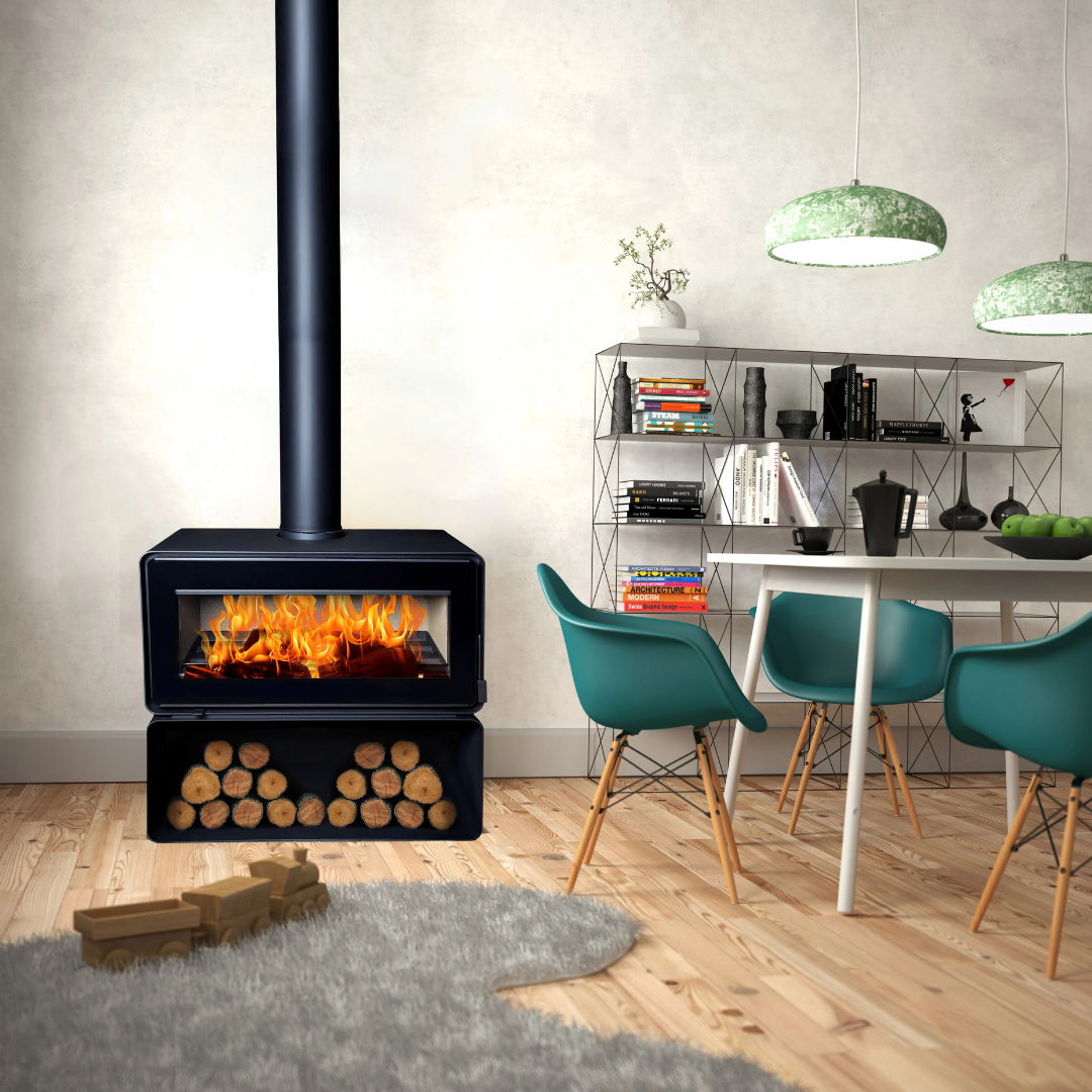FLAMM CUTE 985 FREESTANDING FIREPLACE | STANDARD (13-16kW)