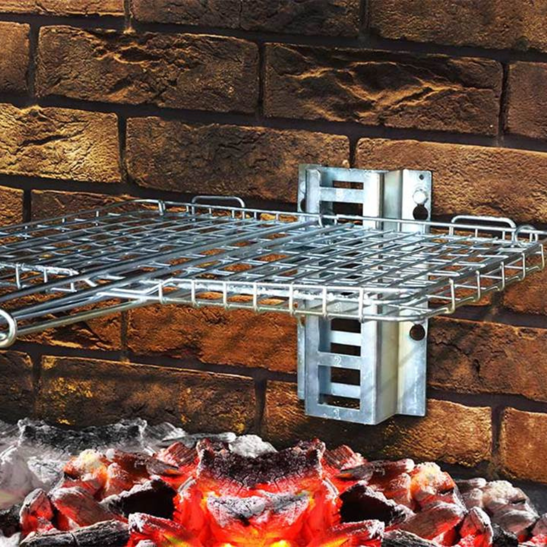 Floating grid stand braai accessory for adjustable grilling