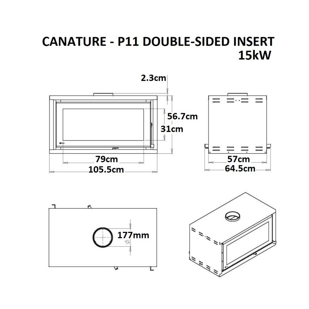 CANATURE LANDSCAPE P11 DOUBLE SIDED INSERT – Decor Fires