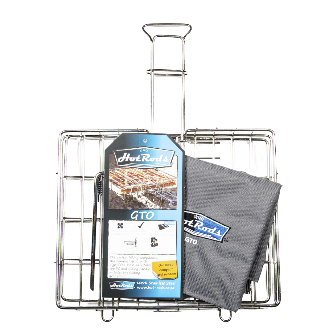 Hot Rods GTO stainless steel braai grid, heavy duty barbecue grate.