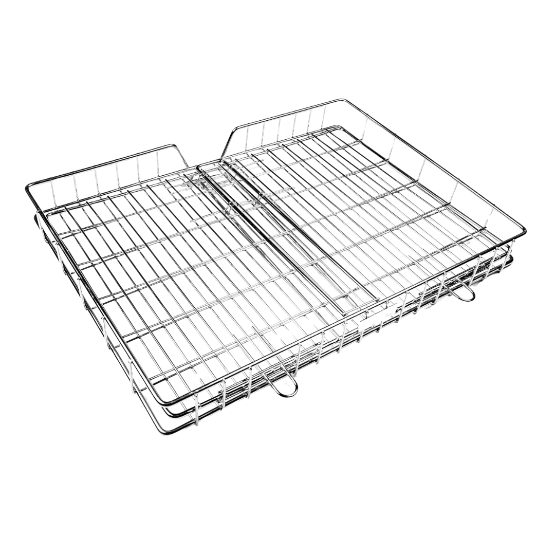 Hotrods Roadster stainless steel braai grid, high side outdoor cooking