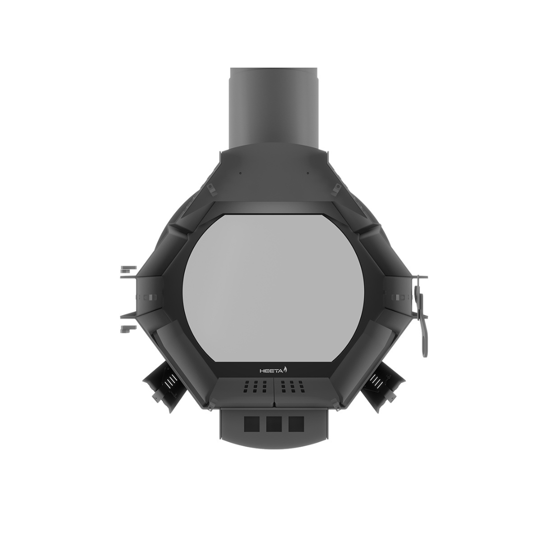 SAfire HEETA PUREVIEW 70 WOOD FIREPLACE | DOUBLE SIDED | LOG BENCH