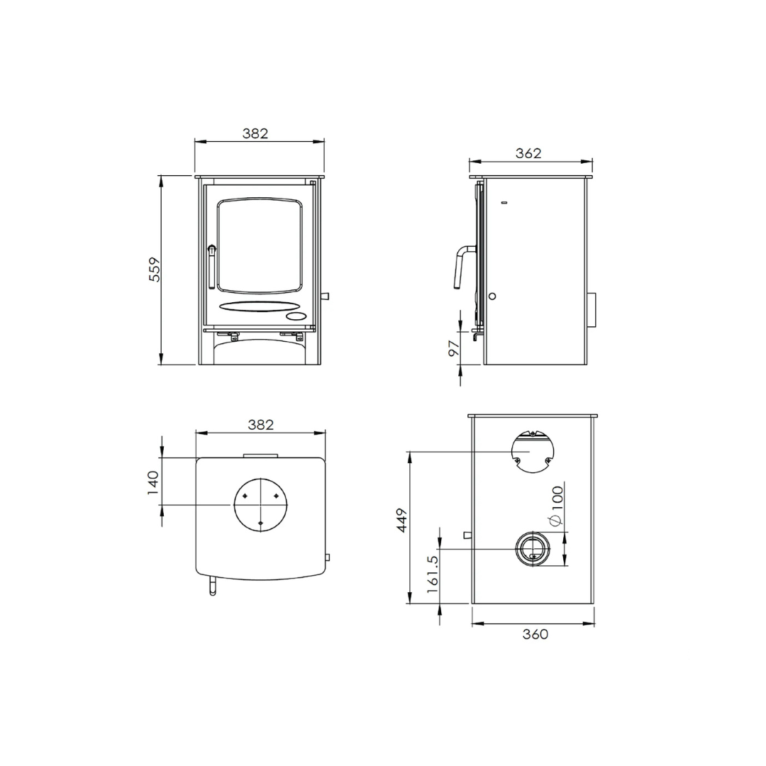 HENLEY SHERWOOD 5KW | LOG BOX