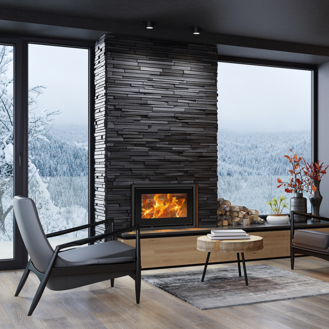 Infiniti 14KW black border glass insert lifestyle interior