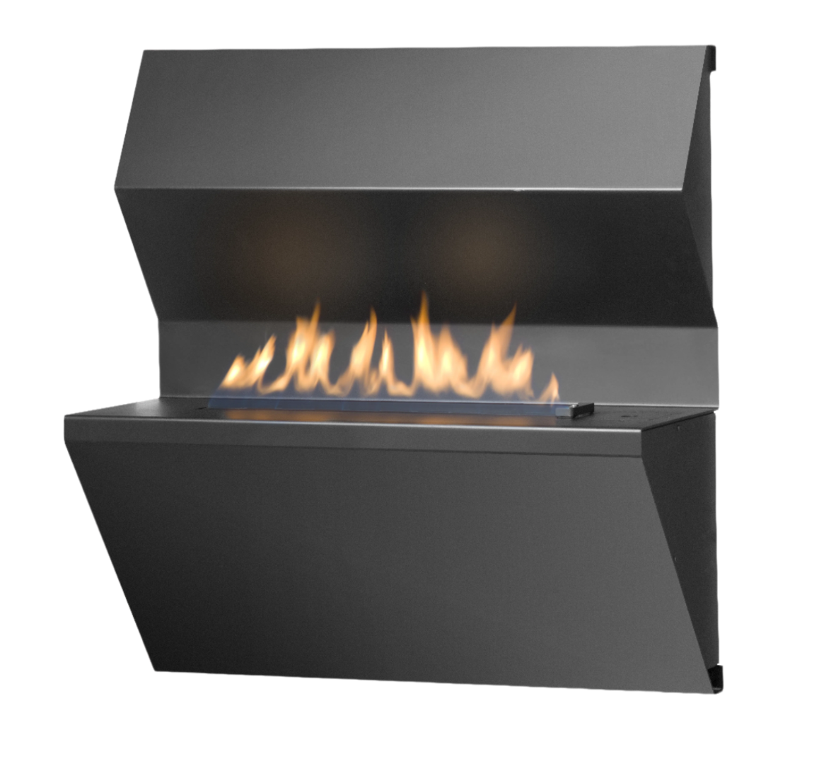 Infiniti Picasso 22 modern wall fireplace front