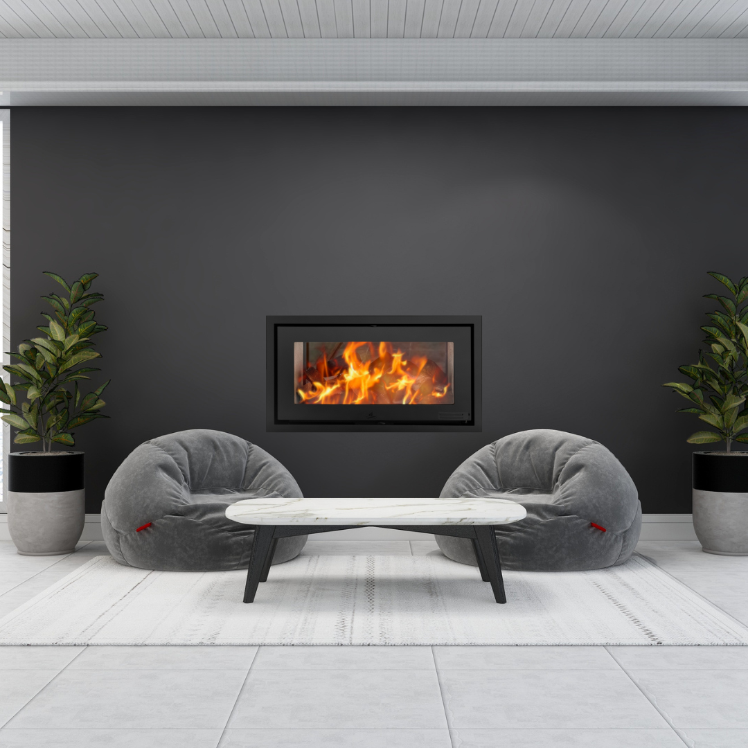 Infiniti 18KW insert with black border glass lifestyle