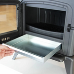 Kratki K7 wood burning stove with ash drawer