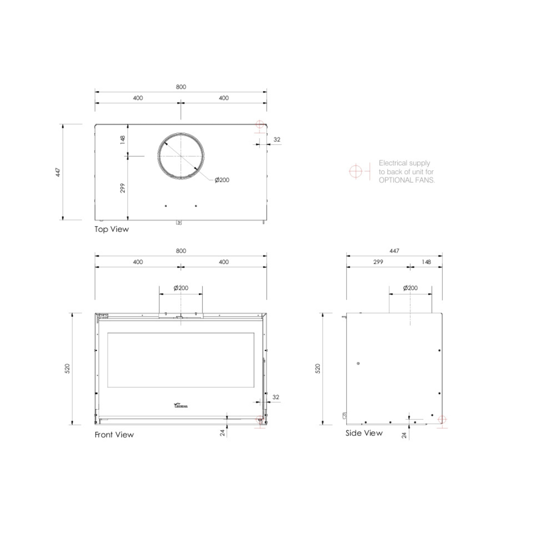 LACUNZA SILVER 800 FREESTANDING