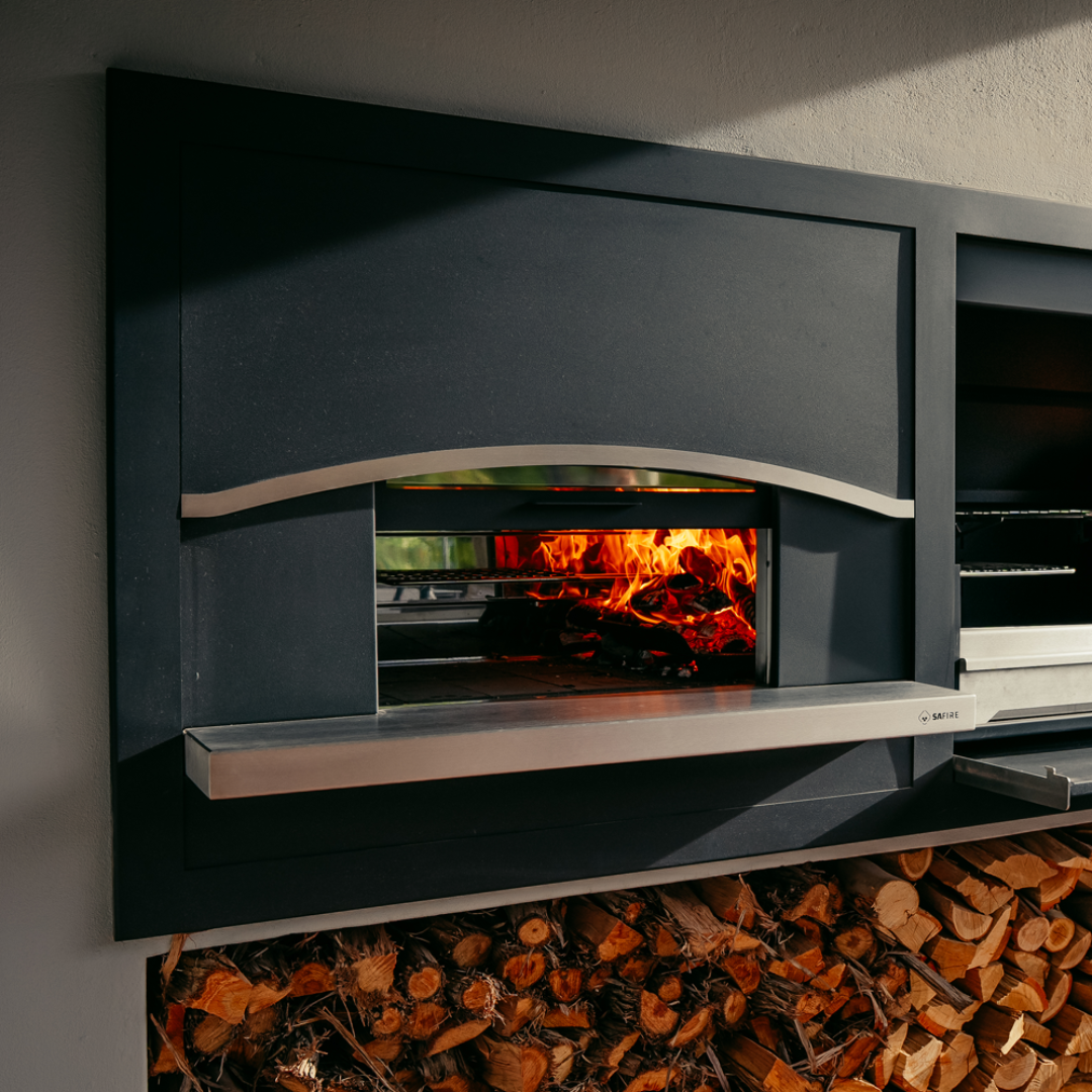 SAfire PYRO WOOD BRAAI with PIZZA OVEN