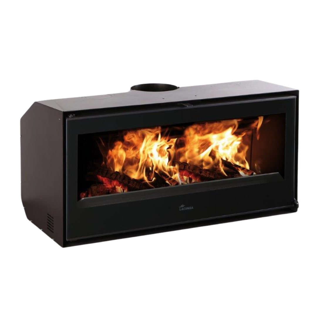 Infiniti Silver 1000 fireplace side profile view