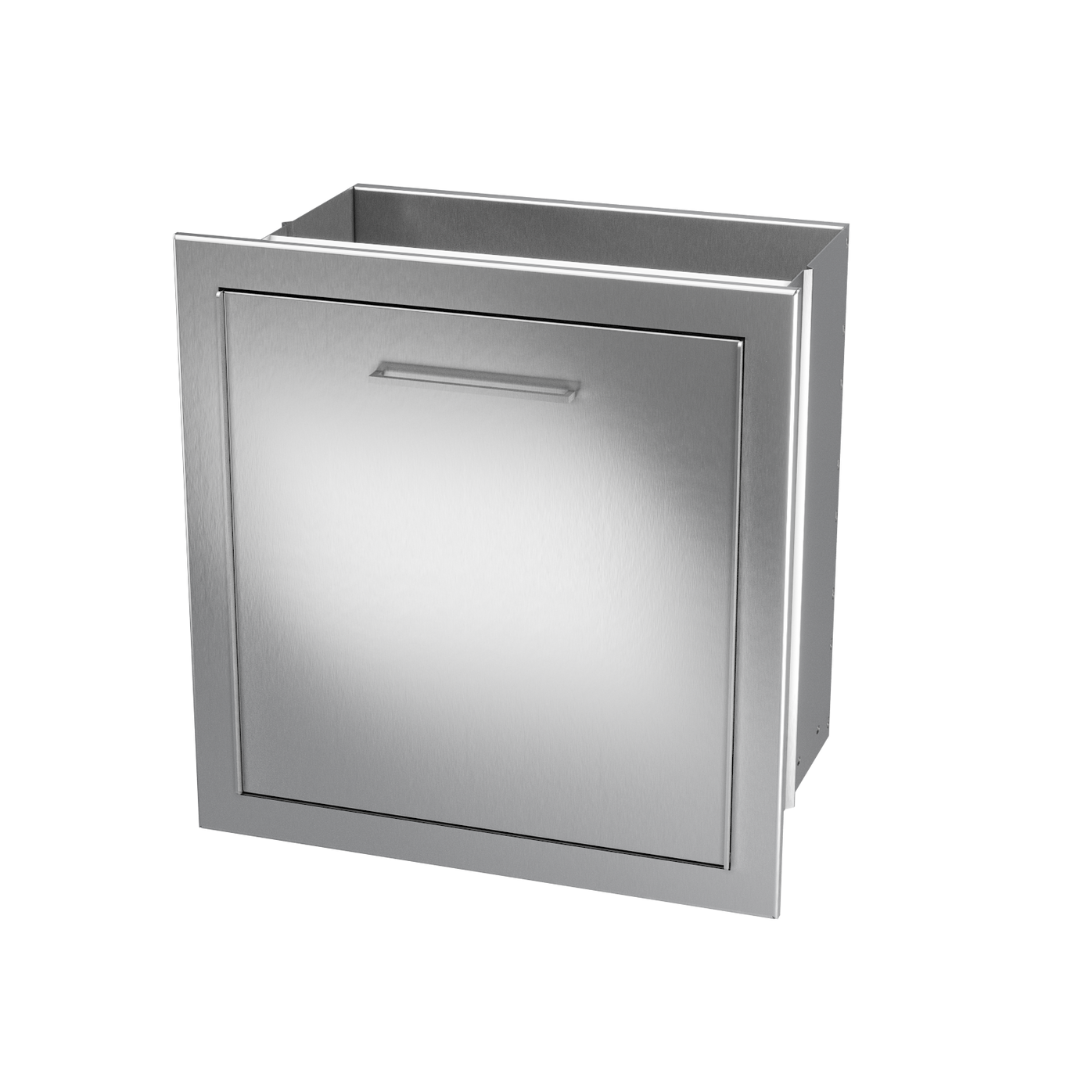 closed braai body stainless steel compact model