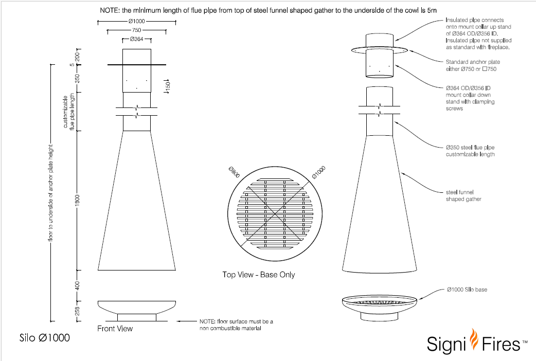 SIGNI FIRES SILO | WOOD FIREPLACE