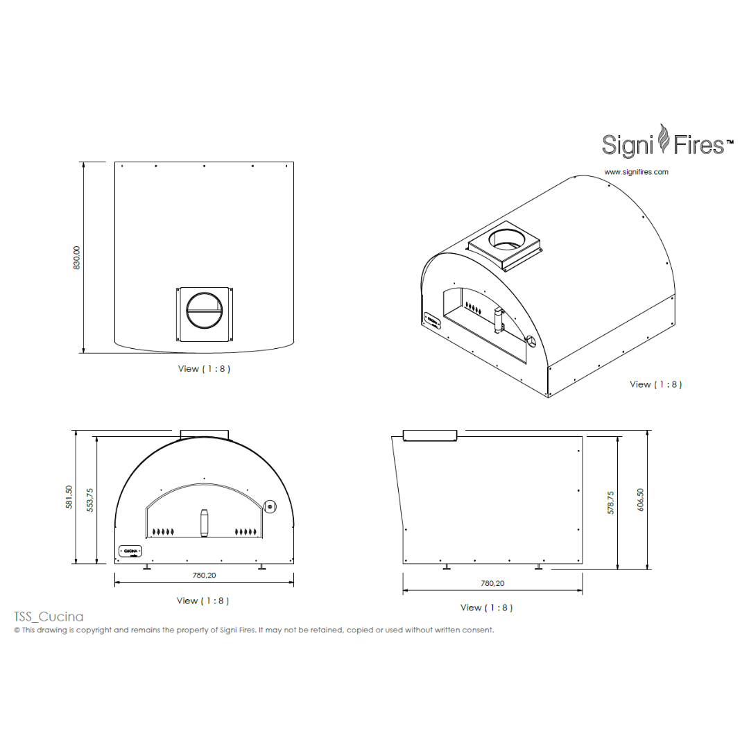 SIGNI FIRES CUCINA WOOD PIZZA OVEN