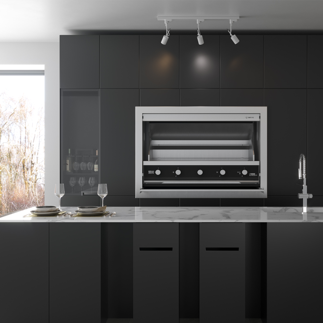 ThreeOneSix SAfire Pyro gas BBQ lifestyle cooking setup