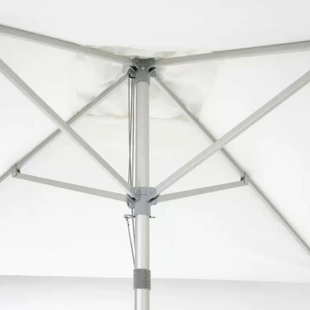Hydro Fire 2.5m Square Ecru Mariner Parasol (Excl Base 42kg)