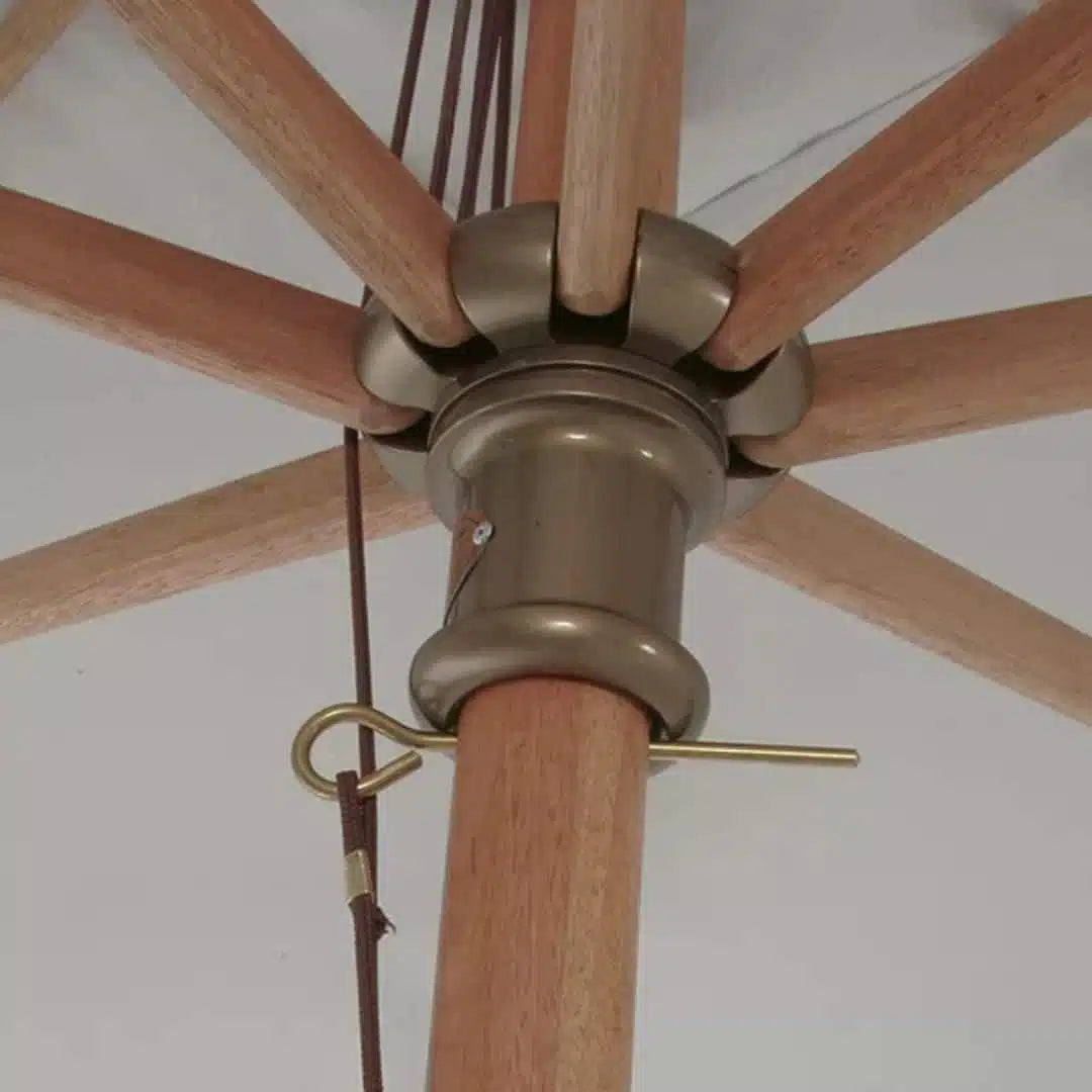 Hydro Fire 3m Round Ecru Montague Parasol (Excl Base 42kg)