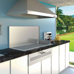 Chad-O-Chef hob grill lifestyle image in a modern kitchen
