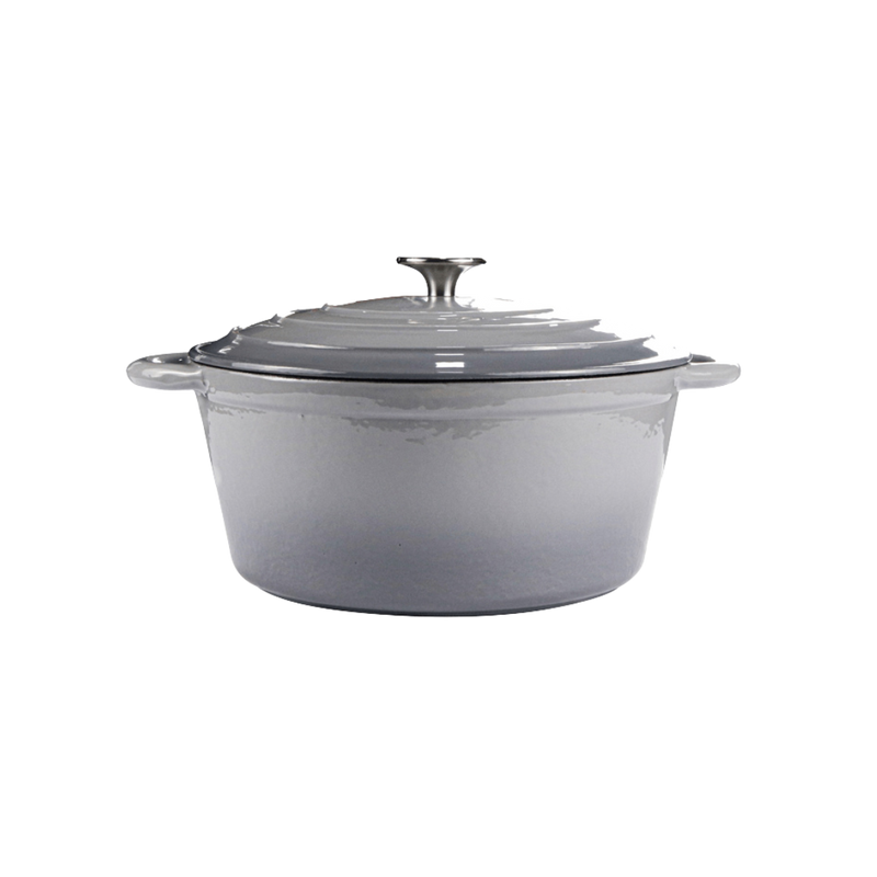 CHEF ROUND CASSEROLE GREY 6L