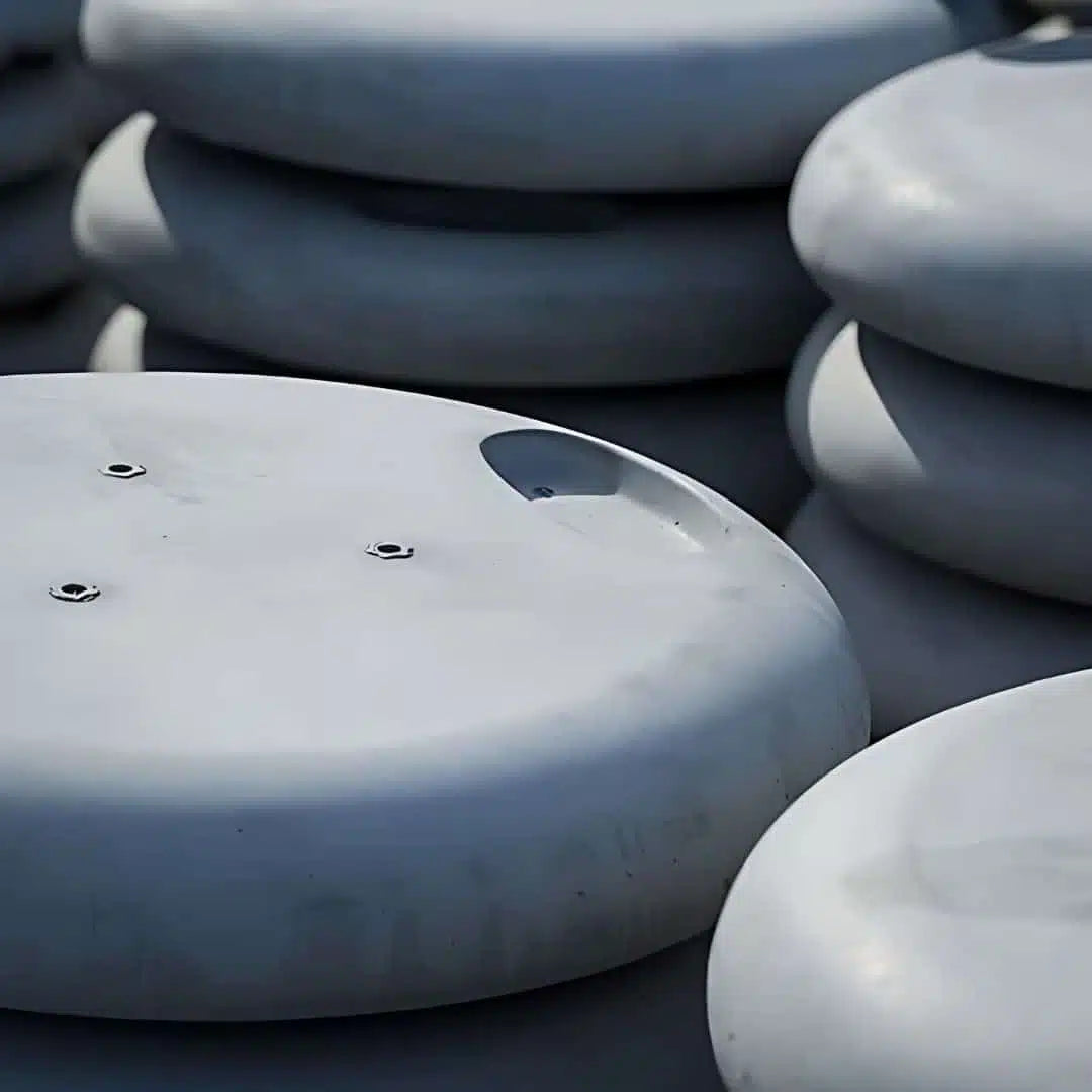 Hydro Fires Parasol Umbrella Concrete Base with Aluminium Handles - Medium 40kg