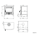 Henley Druid drawing, specifications diagram