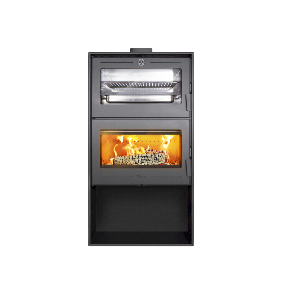 LACUNZA OSLO | FREE STANDING FIREPLACE / OVEN COMBINATION