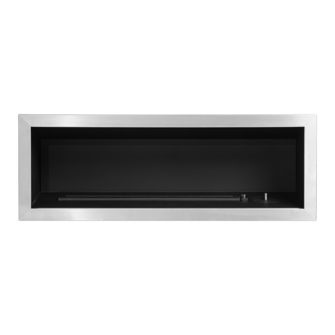 MSST2 fireplace insert with modern design and high heating output