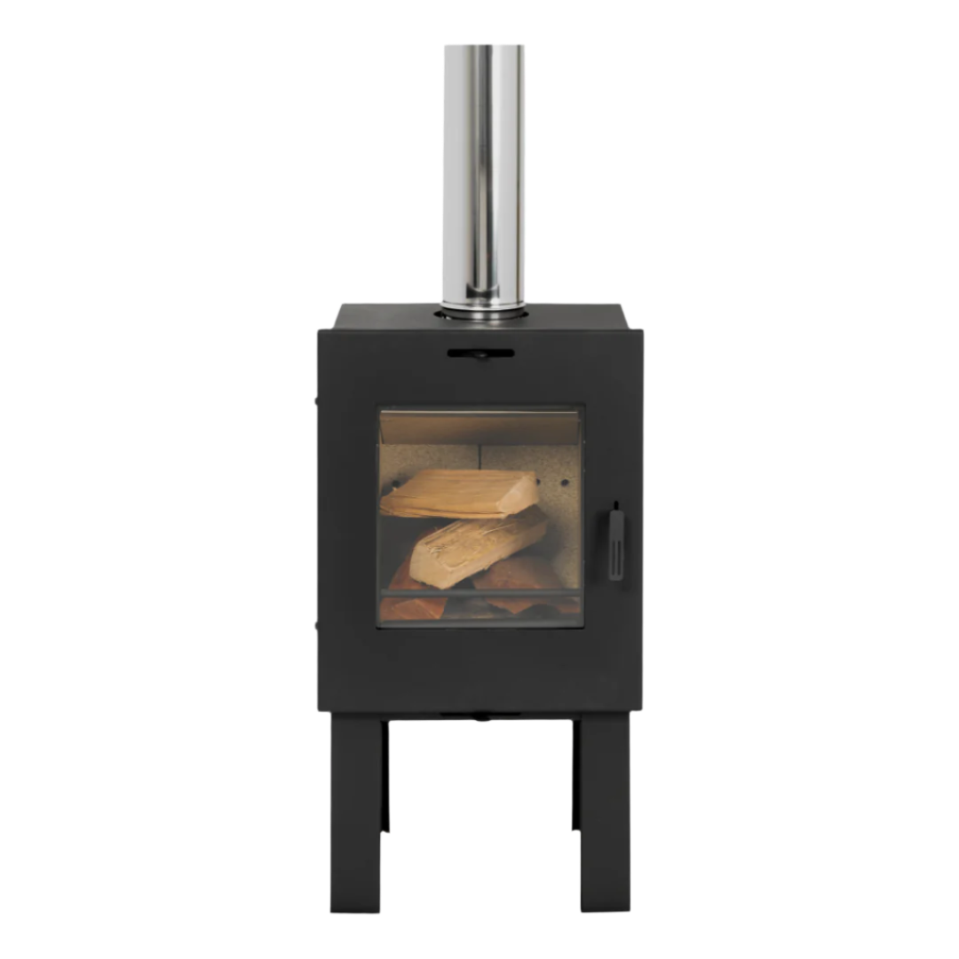 Slimline 6 kW compact wall mount stove