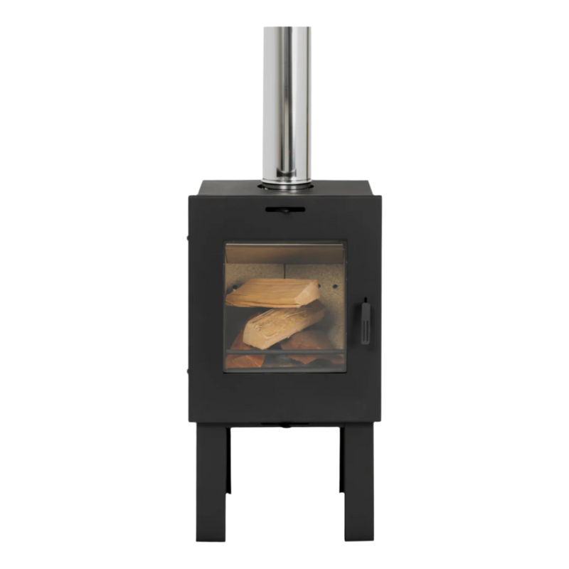 Slimline 6 kW compact wall mount stove