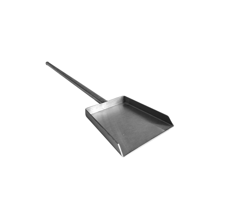 Home Fires ash spade for braai cleaning with long handle, stainless steel