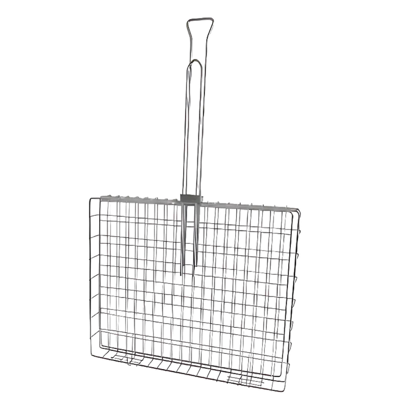 Thunderbird stainless steel braai grid with adjustable height, front view