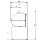 Hydro Fire Invicta Brio on Small Bench (Direct Air Supply)