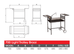 700 Trolley Braai